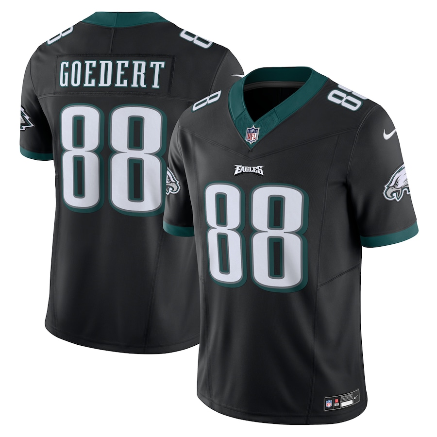 Philadelphia Eagles #88 Dallas Goedert Men's Black Vapor F.U.S.E. Limited Jersey cheap jerseys for sale - CheapJerseys.Shop