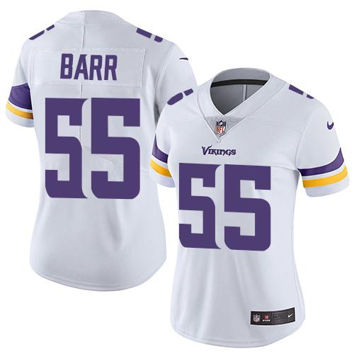 Minnesota Vikings #55 Anthony Barr White Women's Stitched Vapor Untouchable Limited Jersey Womens cheap jerseys for sale - CheapJerseys.Shop