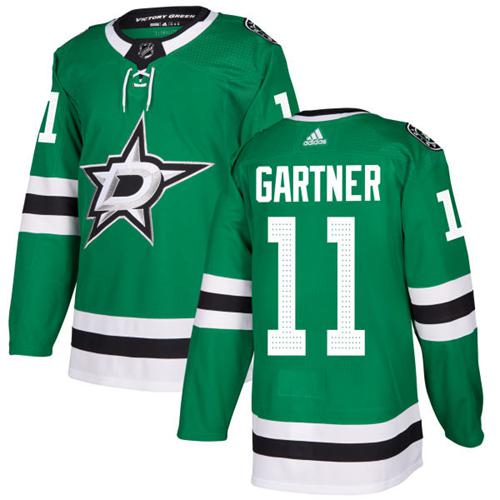 Dallas Stars #11 Mike Gartner Green Home Authentic Stitched Jersey Men's cheap jerseys for sale - CheapJerseys.Shop