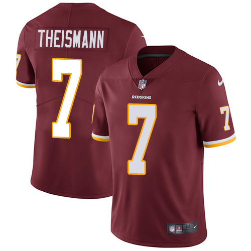 Washington Commanders #7 Joe Theismann Burgundy Red Team Color Men's Stitched Vapor Untouchable Limited Jersey Men's cheap jerseys for sale - CheapJerseys.Shop