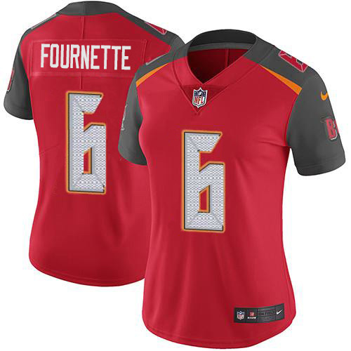 Tampa Bay Buccaneers #6 Le'Veon Bell Red Team Color Women's Stitched Vapor Untouchable Limited Jersey Womens cheap jerseys for sale - CheapJerseys.Shop