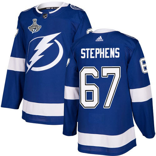 Tampa Bay Lightning #67 Mitchell Stephens Blue Home Authentic 2020 Stanley Cup Champions Stitched Jersey Men's cheap jerseys for sale - CheapJerseys.Shop