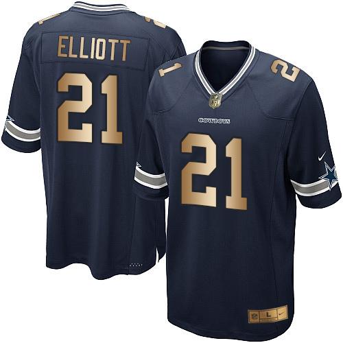 Cowboys #21 Ezekiel Elliott Navy Blue Team Color Youth Stitched Elite Gold Jersey cheap jerseys for sale - CheapJerseys.Shop