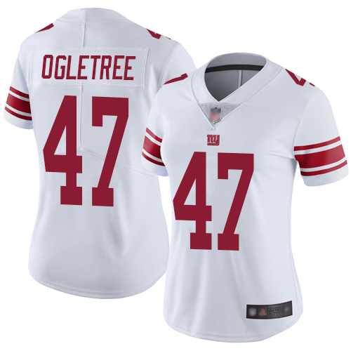 New York Giants #47 Alec Ogletree White Women's Stitched Vapor Untouchable Limited Jersey Womens cheap jerseys for sale - CheapJerseys.Shop