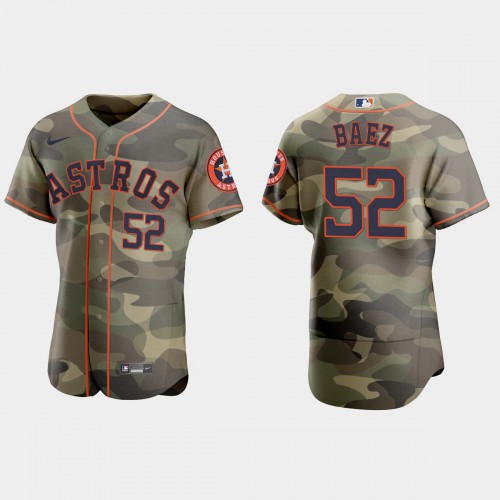 Houston Houston Astros #52 Pedro Baez Men's 2021 Armed Forces Day Authentic Jersey -Camo Men's cheap jerseys for sale - CheapJerseys.Shop