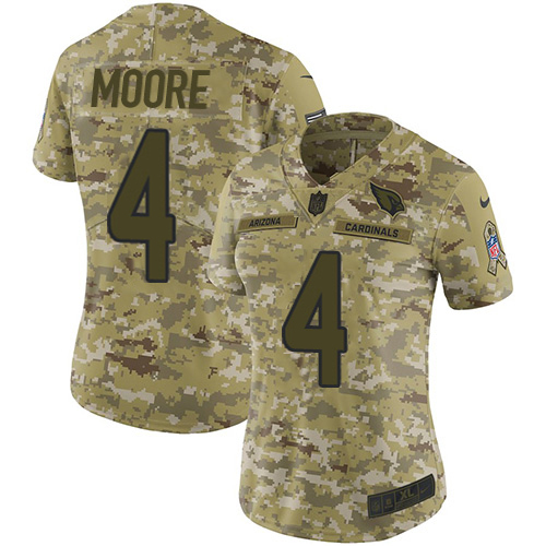 Cardinals #4 Rondale Moore Camo Women's Stitched Limited 2018 Salute To Service Jersey cheap jerseys for sale - CheapJerseys.Shop