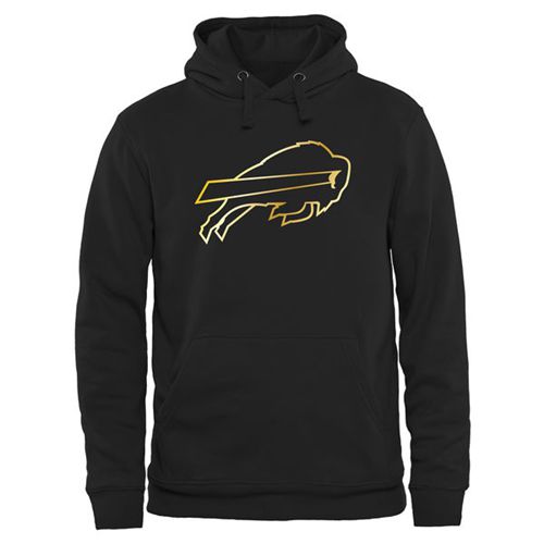 Men's Buffalo Bills Pro Line Black Gold Collection Pullover Hoodie cheap jerseys for sale - CheapJerseys.Shop