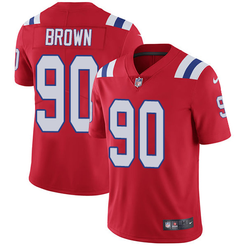 New England Patriots #90 Malcom Brown Red Alternate Youth Stitched Vapor Untouchable Limited Jersey Youth cheap jerseys for sale - CheapJerseys.Shop