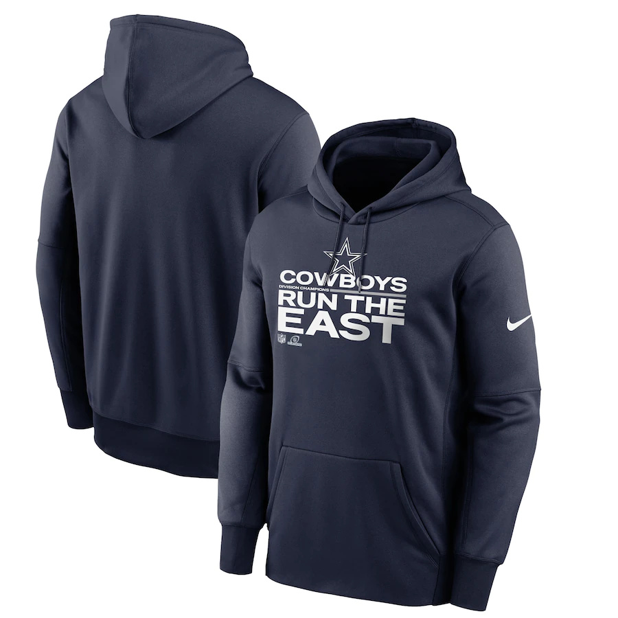 Men's Dallas Cowboys Navy 2021 NFC East Division Champions Trophy Collection Pullover Hoodie cheap jerseys for sale - CheapJerseys.Shop