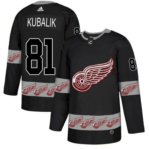 Red Wings #81 Dominik Kubalik Black Authentic Team Logo Fashion Stitched Jersey cheap jerseys for sale - CheapJerseys.Shop