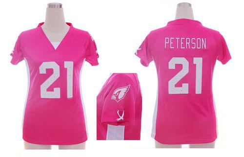 Cardinals #21 Patrick Peterson Pink Draft Him Name & Number Top Women's Stitched Elite Jersey cheap jerseys for sale - CheapJerseys.Shop