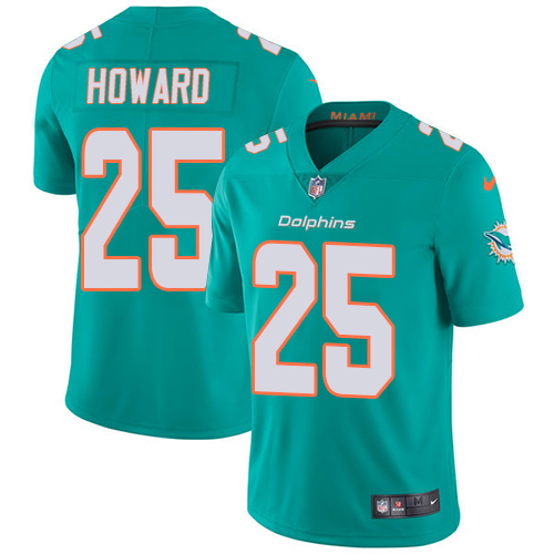Miami Dolphins #25 Xavien Howard Aqua Green Team Color Youth Stitched Vapor Untouchable Limited Jersey Youth cheap jerseys for sale - CheapJerseys.Shop