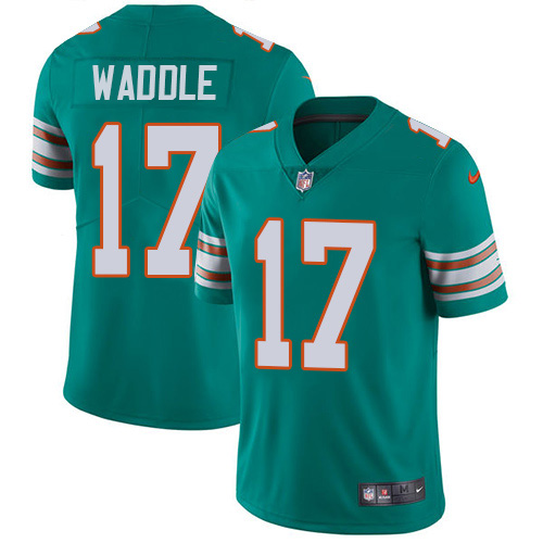 Dolphins #17 Jaylen Waddle Aqua Green Alternate Youth Stitched Vapor Untouchable Limited Jersey cheap jerseys for sale - CheapJerseys.Shop