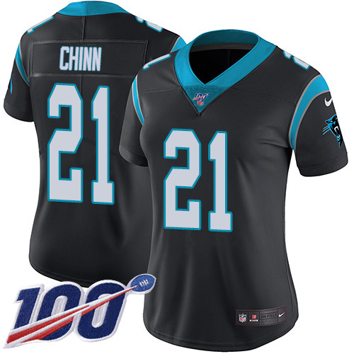 Panthers #21 Jeremy Chinn Black Team Color Women's Stitched 100th Season Vapor Untouchable Limited Jersey cheap jerseys for sale - CheapJerseys.Shop
