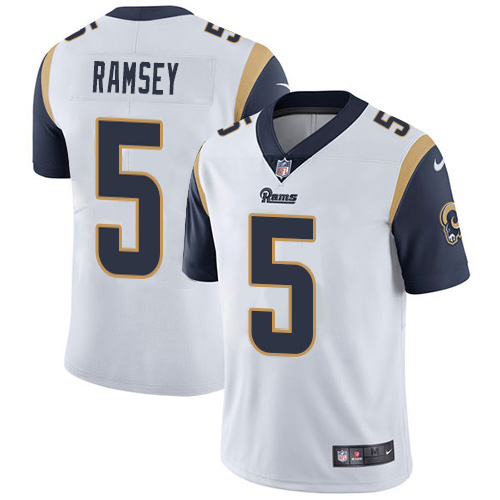 Rams #5 Jalen Ramsey White Youth Stitched Vapor Untouchable Limited Jersey cheap jerseys for sale - CheapJerseys.Shop