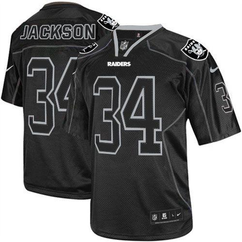 Raiders #34 Bo Jackson Lights Out Black Youth Stitched Elite Jersey cheap jerseys for sale - CheapJerseys.Shop