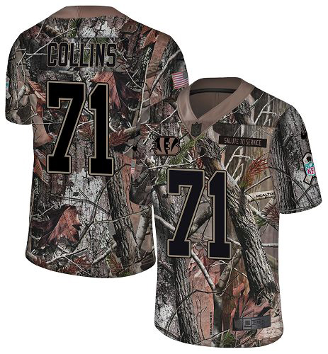 Bengals #71 La'el Collins Camo Youth Stitched Limited Rush Realtree Jersey cheap jerseys for sale - CheapJerseys.Shop