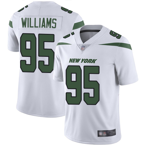 New York Jets #95 Quinnen Williams White Youth Stitched Vapor Untouchable Limited Jersey Youth cheap jerseys for sale - CheapJerseys.Shop