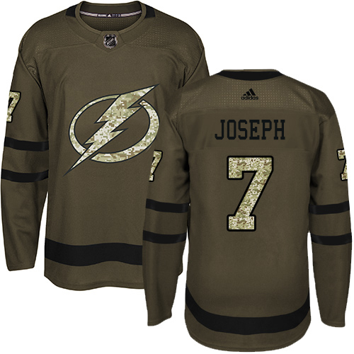 Tampa Bay Lightning #7 Mathieu Joseph Green Salute to Service Youth Stitched Jersey Youth cheap jerseys for sale - CheapJerseys.Shop