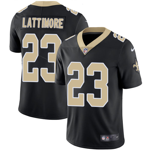 New Orleans Saints #23 Marshon Lattimore Black Team Color Youth Stitched Vapor Untouchable Limited Jersey Youth cheap jerseys for sale - CheapJerseys.Shop