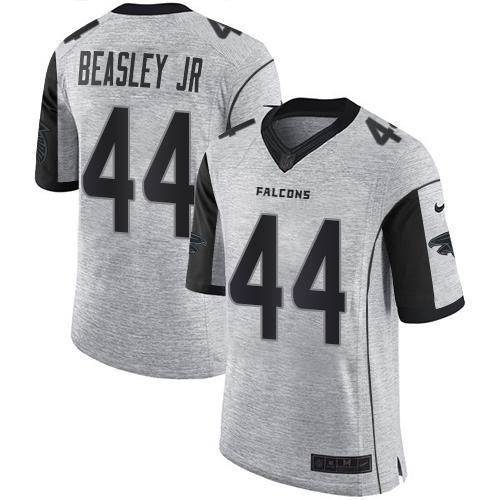 Atlanta Falcons #44 Vic Beasley Jr Gray Men's Stitched Limited Gridiron Gray II Jersey Men's cheap jerseys for sale - CheapJerseys.Shop