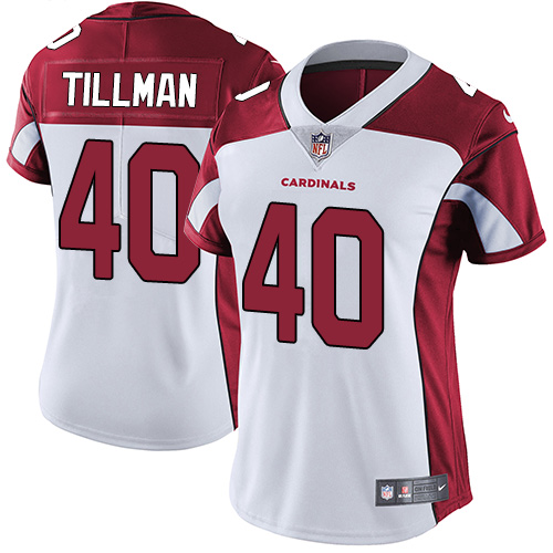 Cardinals #40 Pat Tillman White Women's Stitched Vapor Untouchable Limited Jersey cheap jerseys for sale - CheapJerseys.Shop