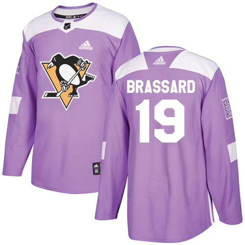 Pittsburgh Penguins #19 Derick Brassard Purple Authentic Fights Cancer Stitched Jersey Men's cheap jerseys for sale - CheapJerseys.Shop
