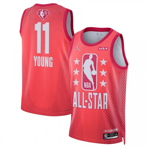 Atlanta Hawks #11 Trae Young Jordan Brand 2022 All-Star Game Swingman Jersey - Maroon Mens cheap jerseys for sale - CheapJerseys.Shop