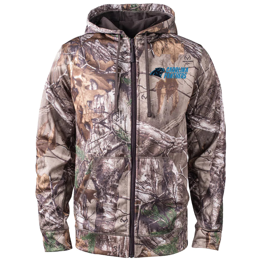 Carolina Panthers 2020 Men's Realtree Camo Full-Zip Hoodie cheap jerseys for sale - CheapJerseys.Shop