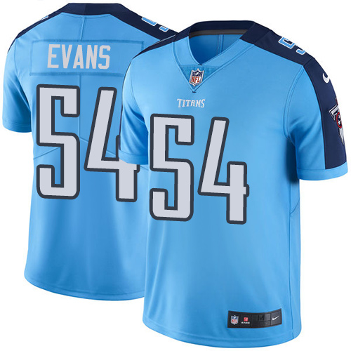 Tennessee Titans #54 Rashaan Evans Light Blue Youth Stitched Limited Rush Jersey Youth cheap jerseys for sale - CheapJerseys.Shop