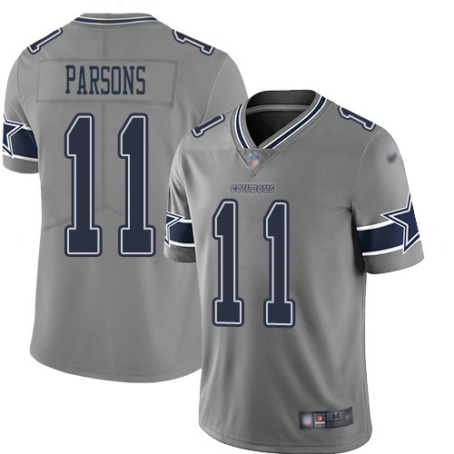 Cowboys #11 Micah Parsons Gray Youth Stitched Limited Inverted Legend Jersey cheap jerseys for sale - CheapJerseys.Shop