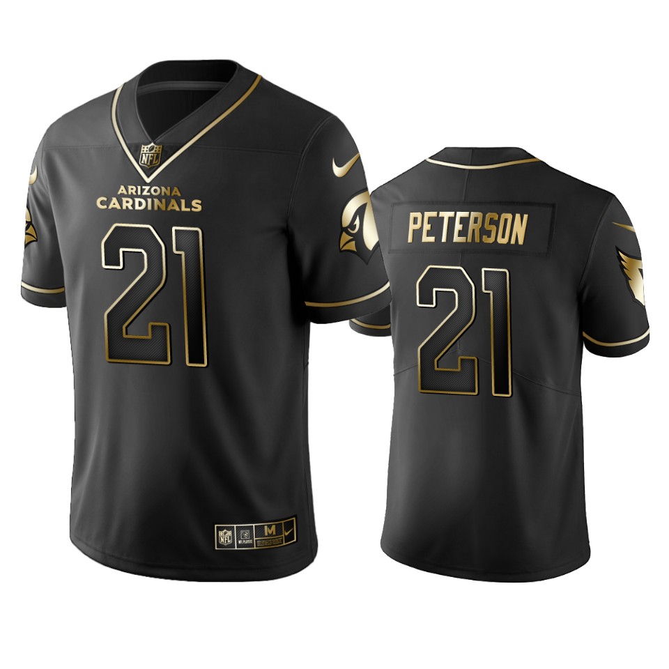 Cardinals #21 Patrick Peterson Men's Stitched Vapor Untouchable Limited Black Golden Jersey cheap jerseys for sale - CheapJerseys.Shop