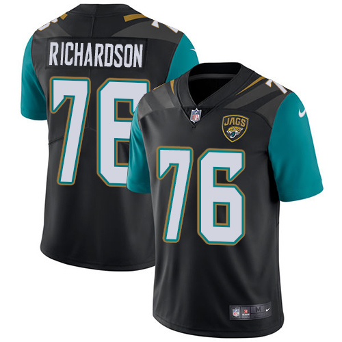 Jacksonville Jaguars #76 Will Richardson Black Team Color Men's Stitched Vapor Untouchable Limited Jersey Men's cheap jerseys for sale - CheapJerseys.Shop