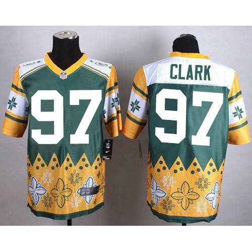Green Bay Packers #97 Kenny Clark Green Men's Stitched Elite Noble Fashion Jersey Men's cheap jerseys for sale - CheapJerseys.Shop
