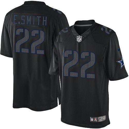 Cowboys #22 Emmitt Smith Black Men's Stitched Impact Limited Jersey cheap jerseys for sale - CheapJerseys.Shop