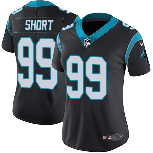 Carolina Panthers #99 Kawann Short Black Team Color Women's Stitched Vapor Untouchable Limited Jersey Womens cheap jerseys for sale - CheapJerseys.Shop