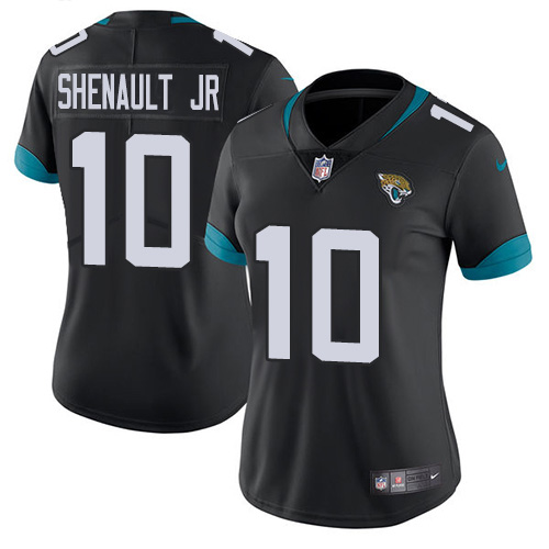Jacksonville Jaguars #10 Laviska Shenault Jr. Black Team Color Women's Stitched Vapor Untouchable Limited Jersey Womens cheap jerseys for sale - CheapJerseys.Shop