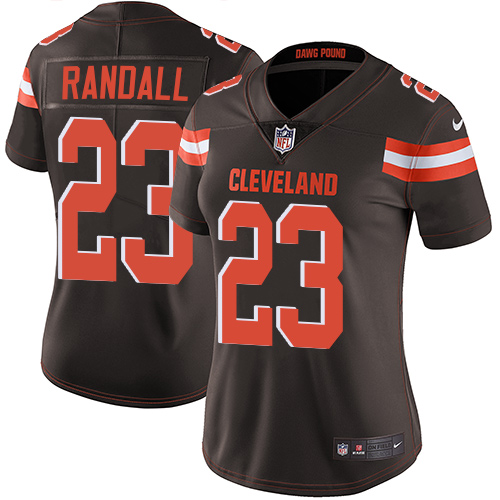 Cleveland Browns #23 Damarious Randall Brown Team Color Women's Stitched Vapor Untouchable Limited Jersey Womens cheap jerseys for sale - CheapJerseys.Shop