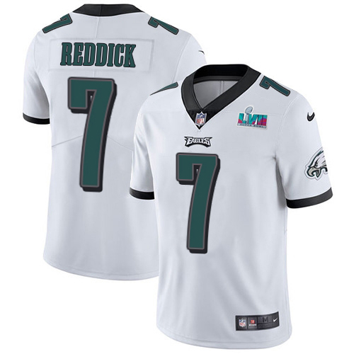 Youth Eagles #7 Haason Reddick White Super Bowl LVII Patch Stitched Vapor Untouchable Limited Jersey cheap jerseys for sale - CheapJerseys.Shop