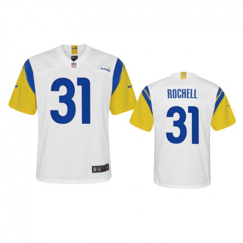 Los Angeles Los Angeles Rams #31 Robert Rochell Youth Alternate Game Jersey - White Youth cheap jerseys for sale - CheapJerseys.Shop