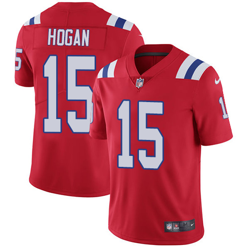 New England Patriots #15 Chris Hogan Red Alternate Men's Stitched Vapor Untouchable Limited Jersey Men's cheap jerseys for sale - CheapJerseys.Shop