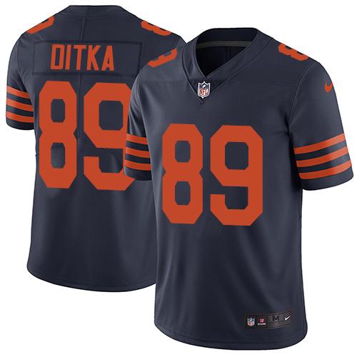 Bears #89 Mike Ditka Navy Blue Alternate Youth Stitched Vapor Untouchable Limited Jersey cheap jerseys for sale - CheapJerseys.Shop