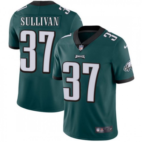 Philadelphia Eagles #37 Tre Sullivan Midnight Green Team Color Men's Stitched Vapor Untouchable Limited Jersey Men's cheap jerseys for sale - CheapJerseys.Shop