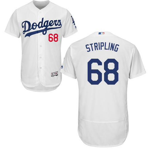 Los Angeles Dodgers #68 Ross Stripling White Flexbase Authentic Collection Stitched Jersey Men's cheap jerseys for sale - CheapJerseys.Shop