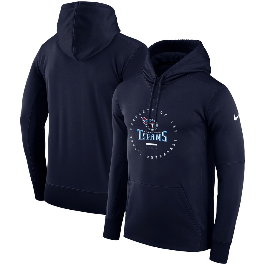 Tennessee Titans Sideline Property Of Wordmark Logo Performance Pullover Hoodie Navy cheap jerseys for sale - CheapJerseys.Shop