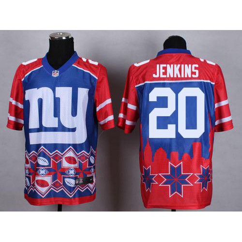 New York Giants #20 Janoris Jenkins Blue Men's Stitched Elite Noble Fashion Jersey Men's cheap jerseys for sale - CheapJerseys.Shop