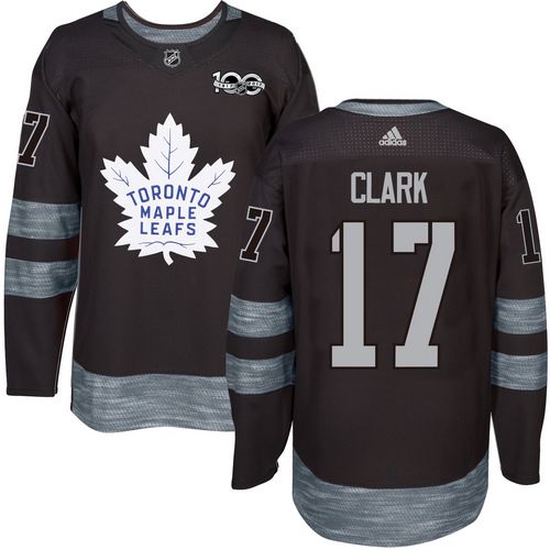 Maple Toronto Maple Leafs #17 Wendel Clark Black 1917-2017 100th Anniversary Stitched Jersey Men's cheap jerseys for sale - CheapJerseys.Shop