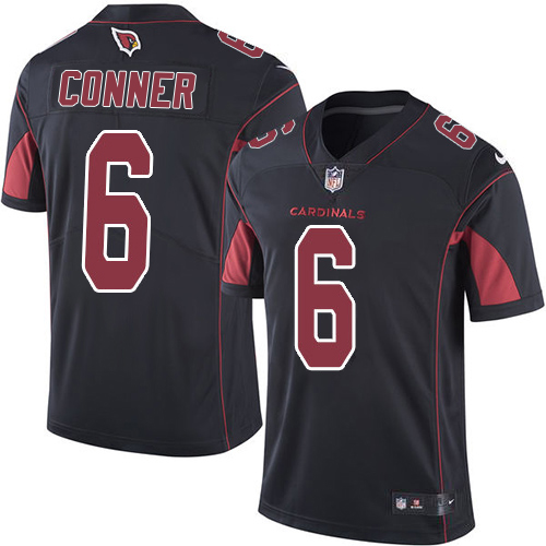 Cardinals #6 James Conner Black Men's Stitched Limited Rush Jersey cheap jerseys for sale - CheapJerseys.Shop