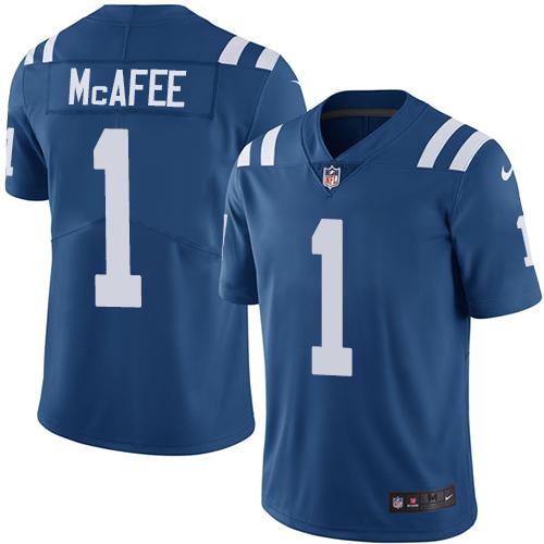 Indianapolis Colts #1 Pat McAfee Royal Blue Team Color Youth Stitched Vapor Untouchable Limited Jersey Youth cheap jerseys for sale - CheapJerseys.Shop