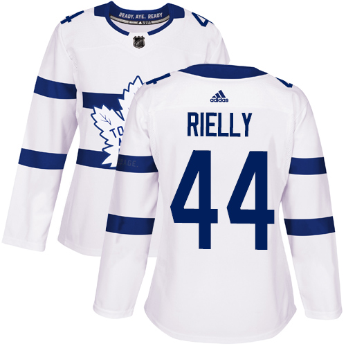 Maple Toronto Maple Leafs #44 Morgan Rielly White Authentic 2018 Stadium Series Women's Stitched Jersey Womens cheap jerseys for sale - CheapJerseys.Shop